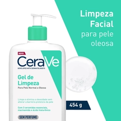 Cerave Gel Limpeza de Pele 454g