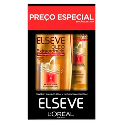 Kit Elseve Óleo Extraordinário Shampoo 375ml+Condicion170ml