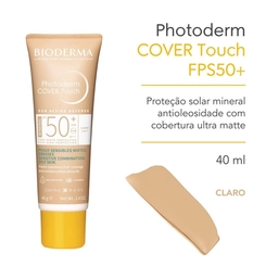 Photoderm Liquido Cover Touch Fps50+ Claro 40g - BIODERMA