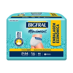 Roupa Intima Descartável P/M Bigfral Embalagem 16 Unidades