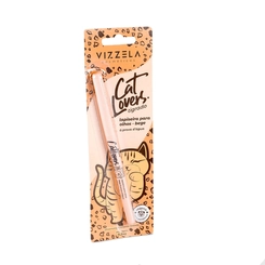 Lapiseira Retrátil Cat Lovers Tigrado - Bege - Vizzela