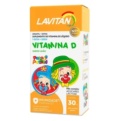 Lavitan Vitamina D Infantil Sabor Limão Cimed 30Ml