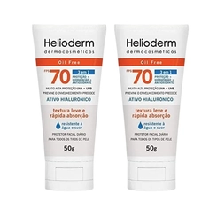 Protetor Solar Facial Fps 70 Helioderm Caixa 50G