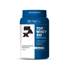 Suplemento Top Whey 3W Sabor Baunilha Max Titanium 900G