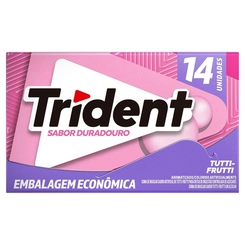 Goma de Mascar Tutti-frutti 1 unidade com 25,2g - TRIDENT