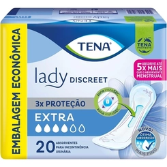 ABSORVENTE TENA LADY DISCREET EXTRA 20UN