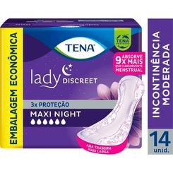 ABSORVENTE TENA LADY MAXI NIGHT 14UN
