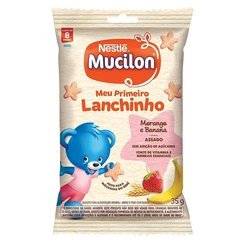 MUCILON SNACK MORANGO E BANANA 35G