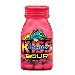 Chiclete sem Açucar Kiss Sour Morango 38,5g - MENTOS