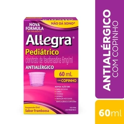 Allegra Pediatrico Framboesa 60ml+Copo - SANOFI