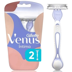 Aparelho de Depilar Descartável Gillette Venus Íntima 2 Unid