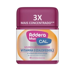 Vitamina D + Cálcio Adder Max Cal 30 comprimidos