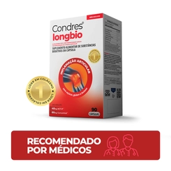 Condres Long Bio Colágeno Tipo II 40 mg com Curcumina 80 mg 90 Cápsulas
