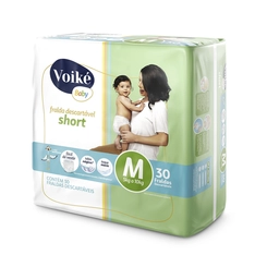 FRALDA VOIKE BABY SHORT MEGA M 30UN