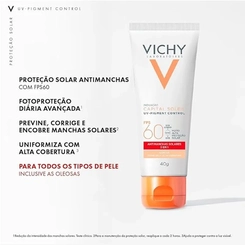 Protetor Solar Vichy Uv Pig Cont 1.0 Fps60 40G
