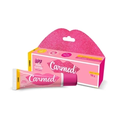 Hidratante Labial Bff Rosa Glitter Efeito Gloss Carmed 10G