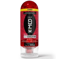 Lubrificante Íntimo Gel Hot Sex Education K-Med Squeeze 200g