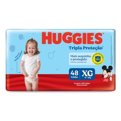 Fralda Huggies Tripla Protecao Mega Xg 48unidades