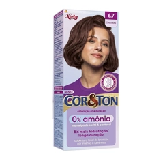 Tinta de Cabelo 6.7 Chocolate  0% Amônia -COR&TON NIELY