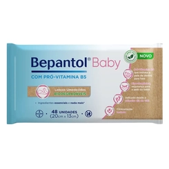 Lenço Umedecido Bepantol Baby Biodegradável Com 48 Unidades