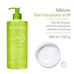 SEBIUM GEL MOUSSANT ACTIF 500ML(BDR)