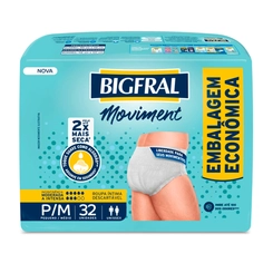 ROUPA INTIMA BIG MOVIMENT P/M 32UNIDADES