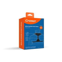 EDUCADOR POSTURAL CREMER PRETO TAMANHO M