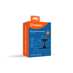 EDUCADOR POSTURAL CREMER PRETO TAMANHO G