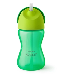 COPO AVENT C/CANUD CURV VERDE 300ML