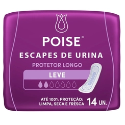 PROTETOR DIARIO POISE LONGO 14 UNIDADES