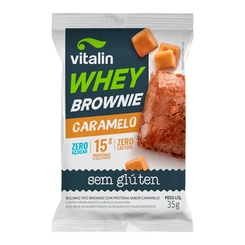BROWNIE WHEY VITALLIN CARAMELO 35G