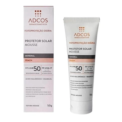 MOUSSE ADCOS MINERAL FPS50 TONAL PEACH 40G
