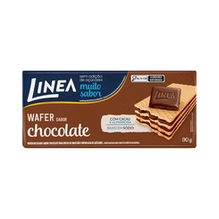WAFER LINEA CHOC 90G