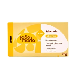 SABONETE EM BARRA CIMED JOAO E MARIA BABY GLIC 75G