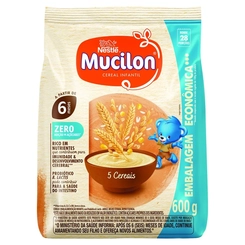 MUCILON BL 5 CEREAIS ZERO 600G